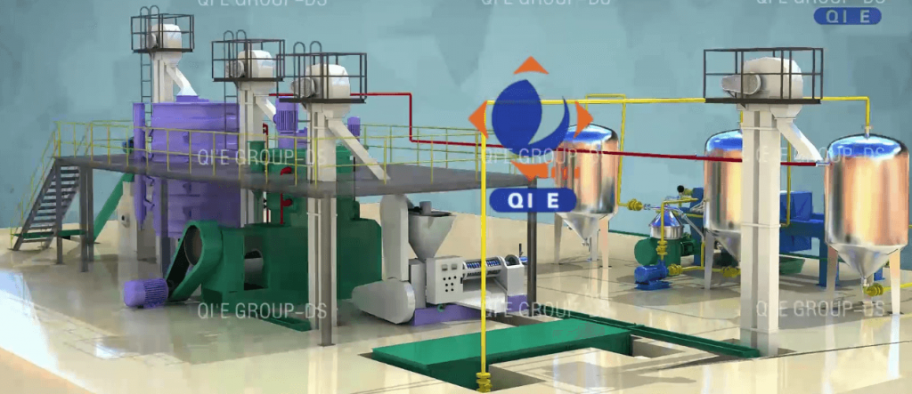 Copra oil production plant 