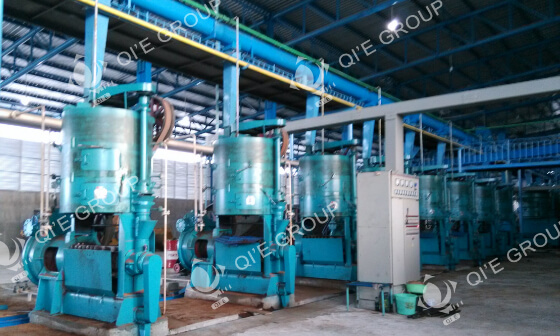 copra oil plant machine