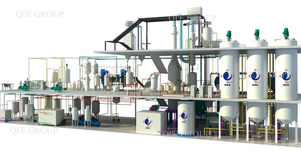 Soybean oil processing machine